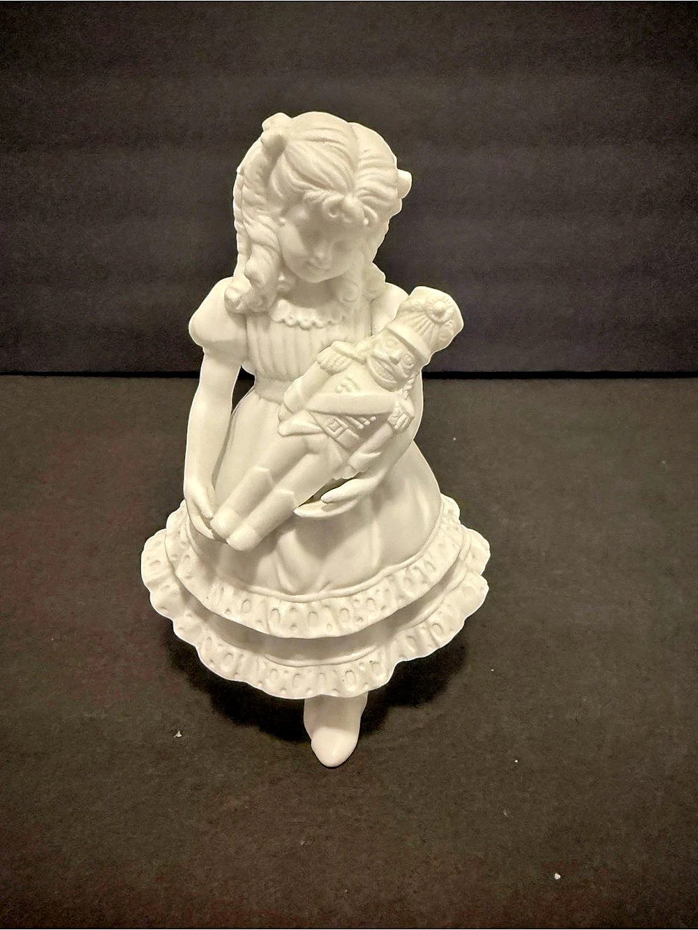 Department 56 Clara & The Nutcracker White Porcelain Figurine